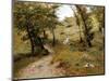 Rest Stop in Forest-Luigi Bechi-Mounted Giclee Print