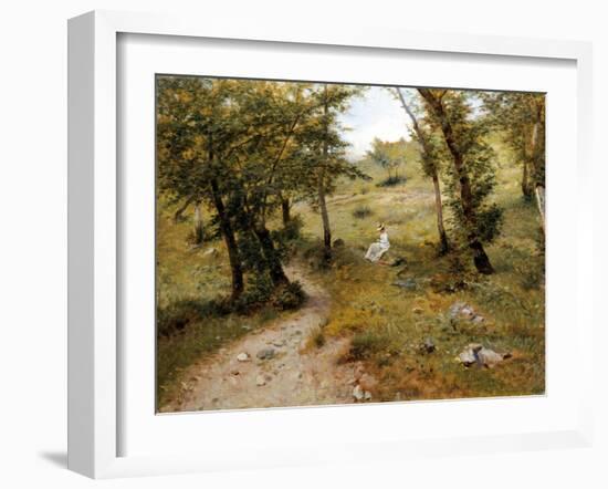 Rest Stop in Forest-Luigi Bechi-Framed Giclee Print