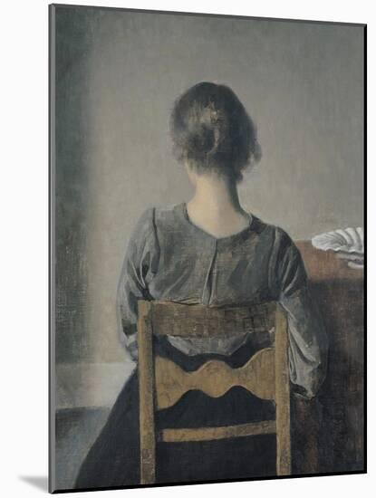 Rest-Vilhelm Hammershoi-Mounted Giclee Print