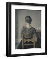 Rest-Vilhelm Hammershoi-Framed Giclee Print