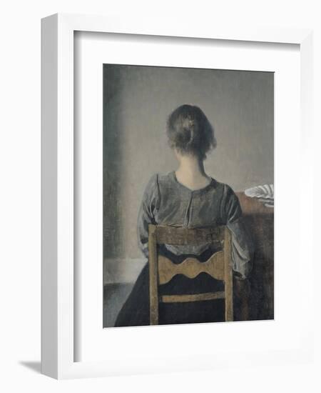 Rest-Vilhelm Hammershoi-Framed Giclee Print