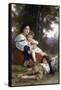 Rest-William Adolphe Bouguereau-Framed Stretched Canvas