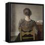 Rest-Vilhelm Hammershoi-Framed Stretched Canvas