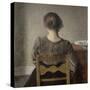 Rest-Vilhelm Hammershoi-Stretched Canvas