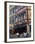 Restaurant and Bar in the Place Du Vieux Marche, Rouen, Seine-Maritime, Haute Normandie, France-Tomlinson Ruth-Framed Photographic Print