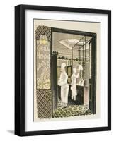 Restaurant and Grill Room-Eric Ravilious-Framed Giclee Print