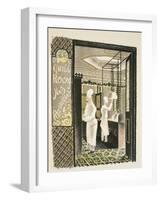 Restaurant and Grill Room-Eric Ravilious-Framed Giclee Print