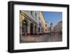 Restaurant and Pfred Dvorom, Dubrovnik, Dalmatia, Croatia, Europe-Frank Fell-Framed Photographic Print