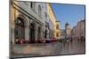 Restaurant and Pfred Dvorom, Dubrovnik, Dalmatia, Croatia, Europe-Frank Fell-Mounted Photographic Print