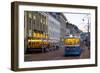 Restaurant and Tram on Sodra Hamng, Gothenburg, Sweden, Scandinavia, Europe-Frank Fell-Framed Photographic Print