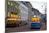 Restaurant and Tram on Sodra Hamng, Gothenburg, Sweden, Scandinavia, Europe-Frank Fell-Mounted Photographic Print