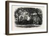 Restaurant at Franchard, the Forest of Fontainebleau, France----, 19th Century-null-Framed Giclee Print