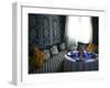 Restaurant at Hotel Kasbah Asmaa, Tafilalt, Rissani, Morocco-Walter Bibikow-Framed Photographic Print