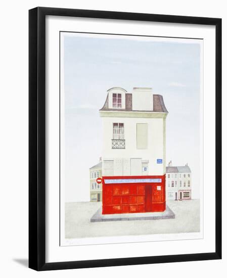 Restaurant au Vieux Paris-Mary Faulconer-Framed Limited Edition