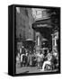 Restaurant/Bistro in the Marais District, Paris, France-Jon Arnold-Framed Stretched Canvas