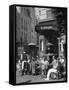 Restaurant/Bistro in the Marais District, Paris, France-Jon Arnold-Framed Stretched Canvas