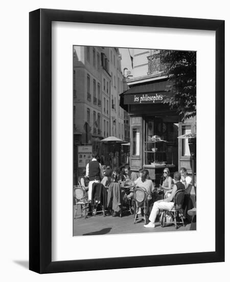 Restaurant/Bistro in the Marais District, Paris, France-Jon Arnold-Framed Photographic Print