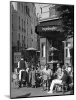 Restaurant/Bistro in the Marais District, Paris, France-Jon Arnold-Mounted Photographic Print