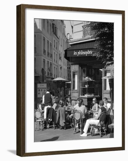 Restaurant/Bistro in the Marais District, Paris, France-Jon Arnold-Framed Photographic Print