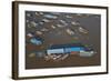 Restaurant, Chong Kneas Floating Village, Tonle Sap Lake, Near Siem Reap, Cambodia-David Wall-Framed Photographic Print