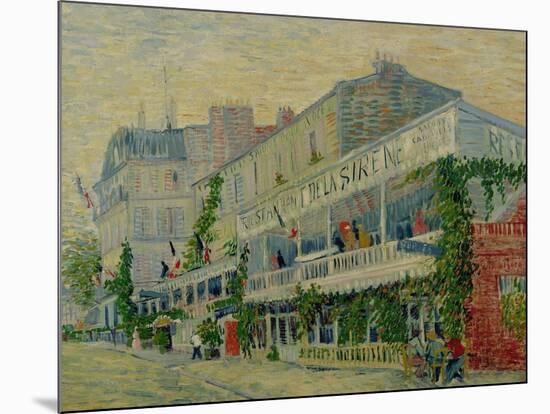 Restaurant de La Sirene at Asnieres, c.1887-Vincent van Gogh-Mounted Giclee Print