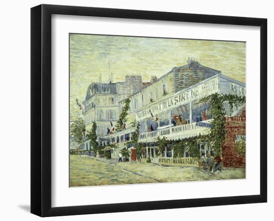 Restaurant de La Sirene at Asnieres, c.1887-Vincent van Gogh-Framed Giclee Print