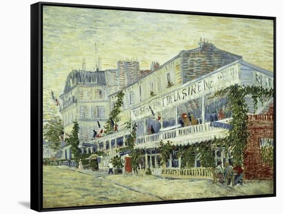 Restaurant de La Sirene at Asnieres, c.1887-Vincent van Gogh-Framed Stretched Canvas