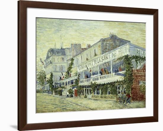 Restaurant de La Sirene at Asnieres, c.1887-Vincent van Gogh-Framed Giclee Print