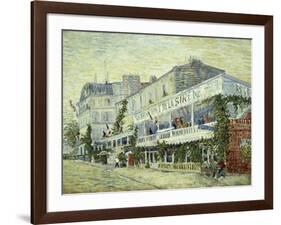 Restaurant de La Sirene at Asnieres, c.1887-Vincent van Gogh-Framed Giclee Print