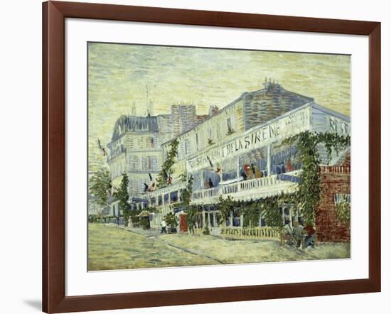 Restaurant de La Sirene at Asnieres, c.1887-Vincent van Gogh-Framed Giclee Print