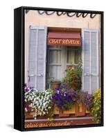 Restaurant Facade, Aix-En-Provence, Provence, France-Doug Pearson-Framed Stretched Canvas