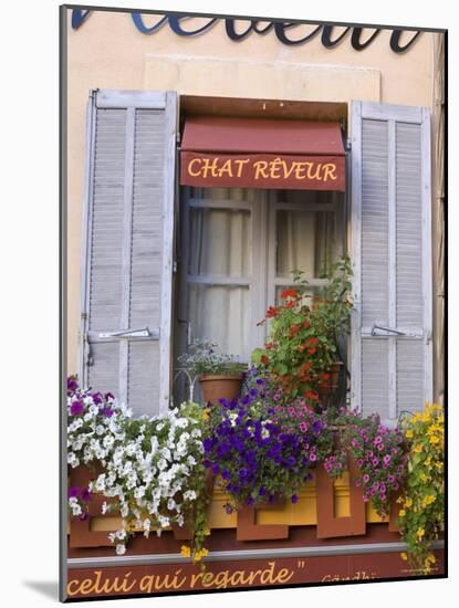 Restaurant Facade, Aix-En-Provence, Provence, France-Doug Pearson-Mounted Photographic Print