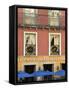 Restaurant Facade and Umbrellas, Guanajuato, Mexico-Nancy Rotenberg-Framed Stretched Canvas