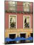 Restaurant Facade and Umbrellas, Guanajuato, Mexico-Nancy Rotenberg-Mounted Photographic Print