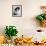 Restaurant Fashions: Cartwheel Hat-Nina Leen-Framed Photographic Print displayed on a wall