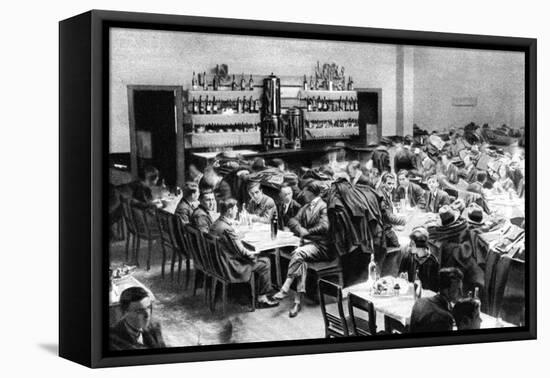 Restaurant for Students, Paris, 1931-Ernest Flammarion-Framed Stretched Canvas