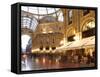 Restaurant, Galleria Vittorio Emanuele, Milan, Lombardy, Italy, Europe-Vincenzo Lombardo-Framed Stretched Canvas