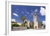 Restaurant in a Windmill, Sineu, Majorca (Mallorca), Balearic Islands, Spain, Mediterranean, Europe-Markus Lange-Framed Photographic Print