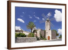 Restaurant in a Windmill, Sineu, Majorca (Mallorca), Balearic Islands, Spain, Mediterranean, Europe-Markus Lange-Framed Photographic Print