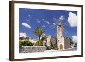 Restaurant in a Windmill, Sineu, Majorca (Mallorca), Balearic Islands, Spain, Mediterranean, Europe-Markus Lange-Framed Photographic Print