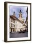 Restaurant in Cobbled Street, Ljubljana, Slovenia, Europe-Matthew Williams-Ellis-Framed Photographic Print