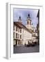 Restaurant in Cobbled Street, Ljubljana, Slovenia, Europe-Matthew Williams-Ellis-Framed Photographic Print