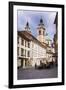 Restaurant in Cobbled Street, Ljubljana, Slovenia, Europe-Matthew Williams-Ellis-Framed Photographic Print