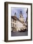 Restaurant in Cobbled Street, Ljubljana, Slovenia, Europe-Matthew Williams-Ellis-Framed Photographic Print