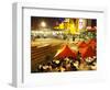 Restaurant in Federation Square, Melbourne, Victoria, Australia-David Wall-Framed Photographic Print