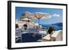 Restaurant in Greece II-Larry Malvin-Framed Photographic Print