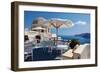 Restaurant in Greece II-Larry Malvin-Framed Photographic Print