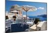 Restaurant in Greece II-Larry Malvin-Mounted Photographic Print