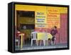 Restaurant in Puerto Corinto, Department of Chinandega, Nicaragua, Central America-Richard Cummins-Framed Stretched Canvas