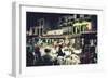 Restaurant in the Old Town, Funchal, Madeira, Portugal-Peter Thompson-Framed Photographic Print